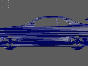 Nissan Skyline GTR R34 Key Ring 3D Print Model