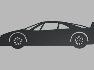Ferrari F40 Key Ring 3D Print Model