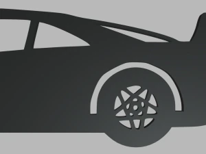 Ferrari F40 Key Ring 3D Print Model