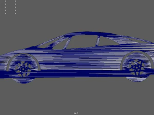 Ferrari F40 Key Ring 3D Print Model