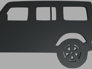 Jeep Wrangler Unlimited 2019 Key Ring 3D Baskı Modeli