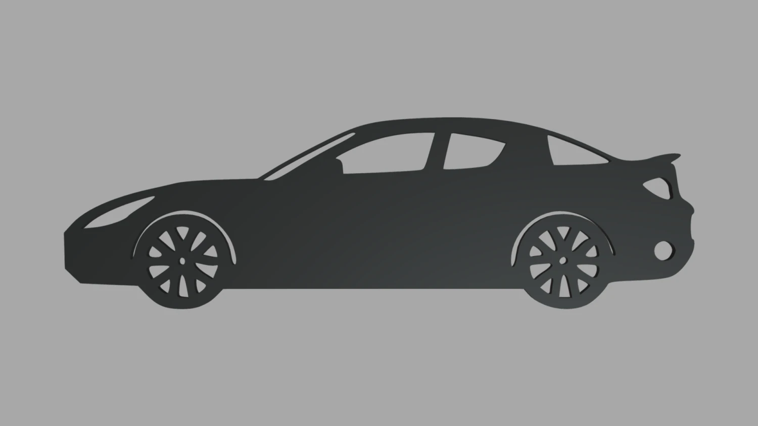 Mazda Rx8 Key Ring 3D Print Model .c4d .max .obj .3ds .fbx .stl .blend 