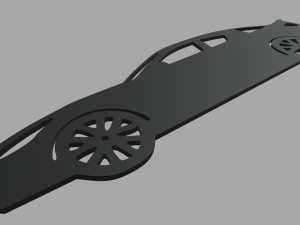 Mazda Rx8 Key Ring Model Cetak 3D