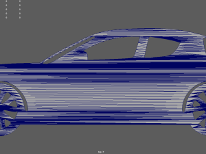Mazda Rx8 Key Ring Model Cetak 3D