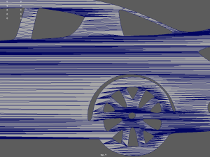 Mazda Rx8 Key Ring Model Cetak 3D