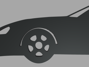 Toyota Supra Mk4 Key Ring Modello di stampa 3D