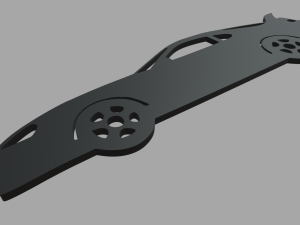 Toyota Supra Mk4 Key Ring Modello di stampa 3D