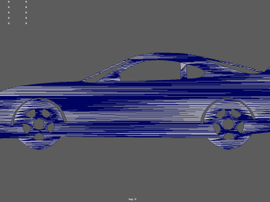 Toyota Supra Mk4 Key Ring Modello di stampa 3D