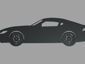 Toyota Supra Mk5 Key Ring 3Dプリントモデル