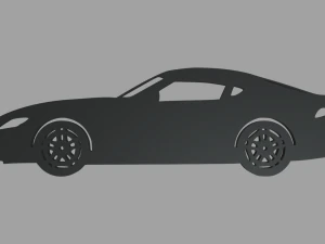 Toyota Supra Mk5 Schl&uuml;sselanh&auml;nger 3D Druckmodell
