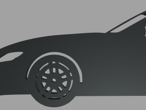 Toyota Supra Mk5 Key Ring 3Dプリントモデル