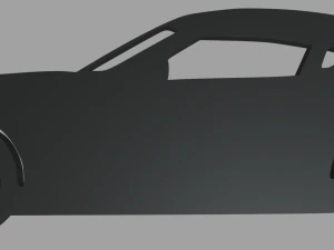 Toyota Supra Mk5 Key Ring 3D Print Model