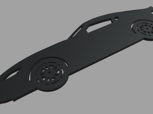 Toyota Supra Mk5 Key Ring 3Dプリントモデル