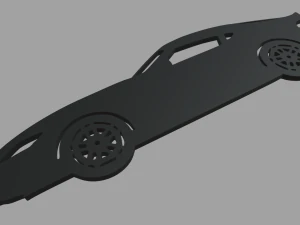 Toyota Supra Mk5 Key Ring 3D Print Model