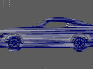 Toyota Supra Mk5 Key Ring 3D Print Model