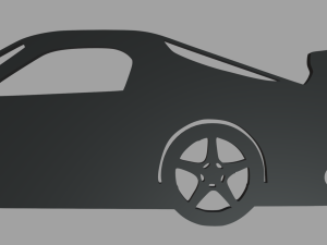 Mazda Rx7 Veilside Fortune Tokyo Drift Coupe 2007 Key Ring 3D-printmodel