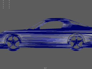 Mazda Rx7 Veilside Fortune Tokyo Drift Coupe 2007 Key Ring 3D-printmodel