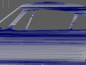 Porsche 911 964 Turbo Veilside Coupe 1993 Key Ring 3D Print Model