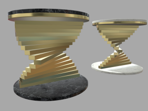Modern Luxury Table 01 3D Model
