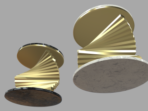 Modern Luxury Table 01 3D Model