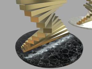 Modern Luxury Table 01 3D Model