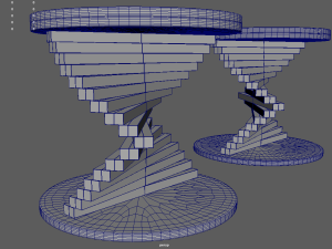 Modern Luxury Table 01 3D Model