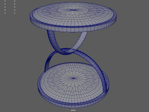 Modern Luxury Table 02 3D Model