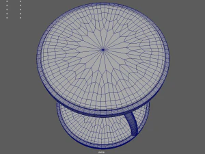 Modern Luxury Table 02 3D Model