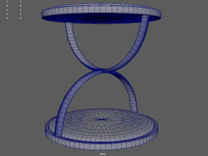 Modern Luxury Table 02 3D Model