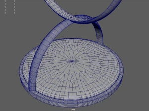 Modern Luxury Table 02 3D Model