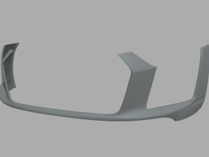 Front Bumper Audi R8 3D Model
