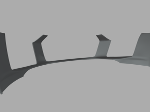Front Bumper Audi R8 Modelo 3D