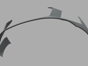 Front Bumper Audi R8 Modelo 3D