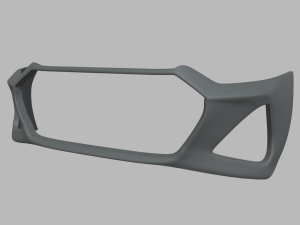 Front Bumper Audi RS6 Custom 3D Model