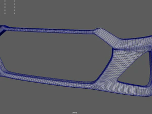 Front Bumper Audi RS6 Custom 3D Model