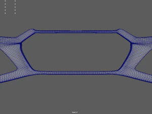 Front Bumper Audi RS6 Custom 3D Model