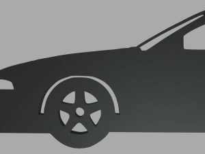 Nissan Silvia S14 Veilside Coupe 1995 Key Ring 3D Print Model