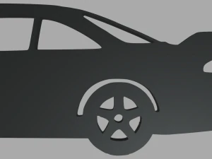 Nissan Silvia S14 Veilside Coupe 1995 Key Ring 3D Print Model