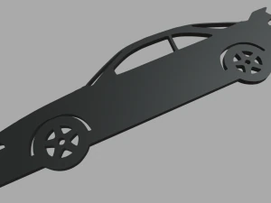 Nissan Silvia S14 Veilside Coupe 1995 Key Ring 3D Print Model