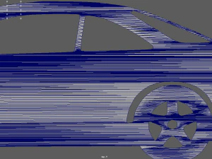 Nissan Silvia S14 Veilside Coupe 1995 Key Ring 3D Print Model
