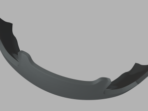 Front Bumper Porsche Carrera GT Custom Modelo 3D