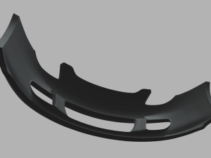 Front Bumper Porsche Carrera GT Custom Modelo 3D