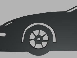 Nissan Fairlady Z 32 Veilside 1994 Key Ring 3D-Druckmodell