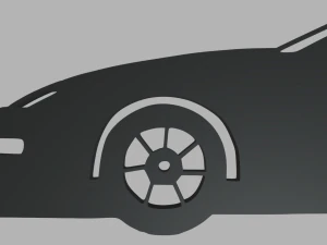 Nissan Fairlady Z 32 Veilside 1994 Key Ring 3D Print Model