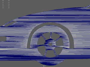 Nissan Fairlady Z 32 Veilside 1994 Key Ring 3D-Druckmodell