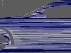 Nissan Fairlady Z 32 Veilside 1994 Key Ring 3D-Druckmodell