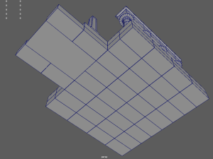 Low Poly Egyptian Temple 01 3D Model