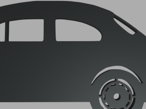 Volkswagen Beetle 1300 1965 Key Ring 3D-Druckmodell