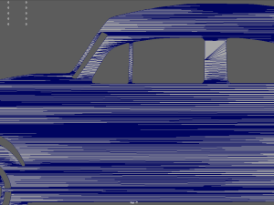Volkswagen Beetle 1300 1965 Key Ring 3D-Druckmodell