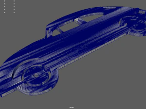 Volkswagen Beetle 1300 1965 Key Ring 3D Print Model